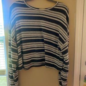 Altar’d State Cropped Stripe Sweater
